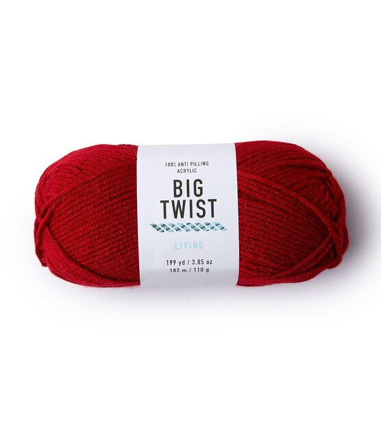 Big Twist 4oz Medium Weight Anti Pilling Acrylic 199yd Living Yarn - Authentic - Big Twist Yarn - Yarn & Needlecrafts