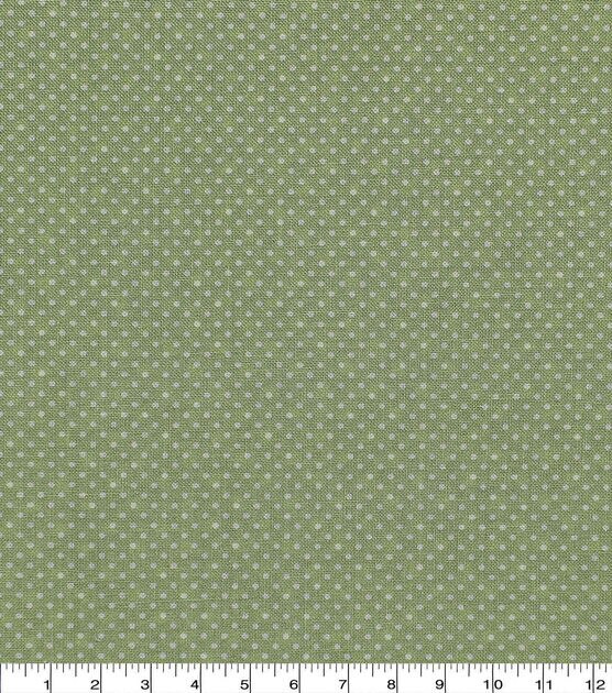 Dots on Sage Quilt Cotton Fabric by Keepsake Calico