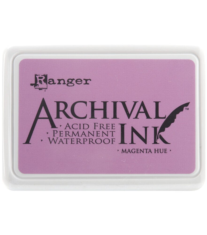 Archival Inkpad, Magenta Hue, swatch