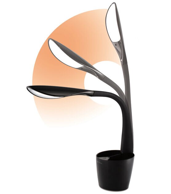 OttLite 24.75" Black LED Organizer Lamp, , hi-res, image 3