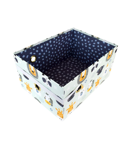13.5" Wild One Rectangle Box With Elastic Closure, , hi-res, image 2