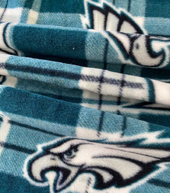 Fabric Traditions Philadelphia Eagles Fleece Fabric Plaids, , hi-res, image 3