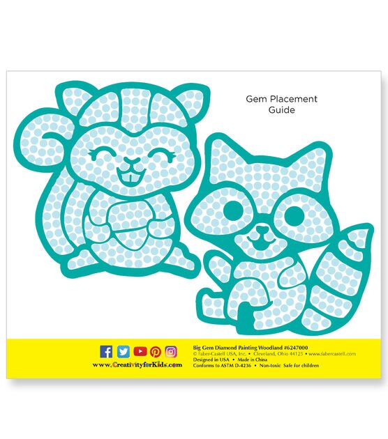 Big Gem Diamond Painting – Woodland - A2Z Science & Learning Toy Store