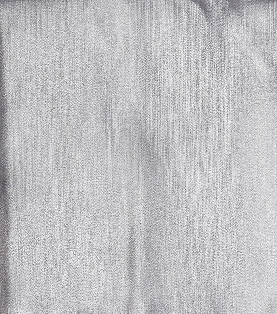 Silver & White Metallic Crepe Fabric, , hi-res, image 2