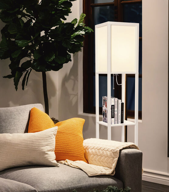 Brightech Maxwell LED Floor Lamp - White, , hi-res, image 5