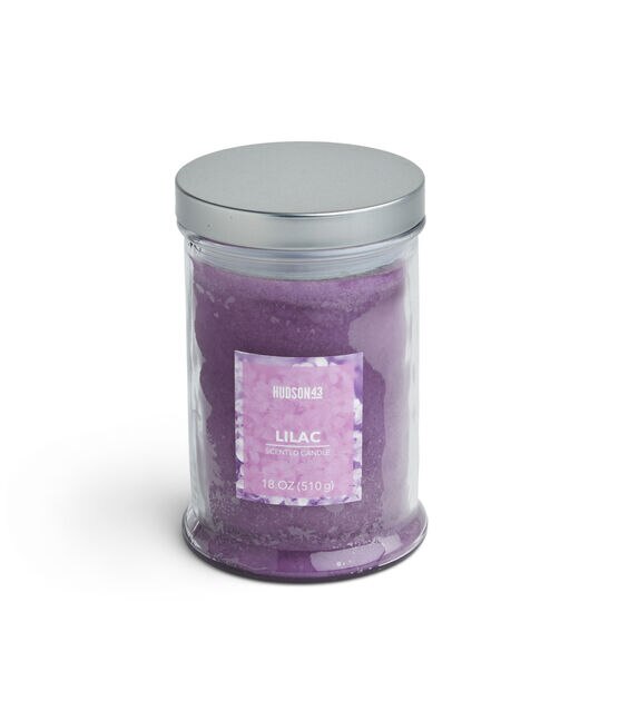 18oz Lilac Scented Jar Candle by Hudson 43