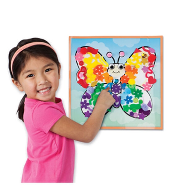 Faber-Castell 13" Sensory Craft Butterfly Sticky Wall Art, , hi-res, image 3