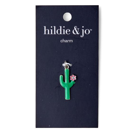 Green Cactus Charm by hildie & jo