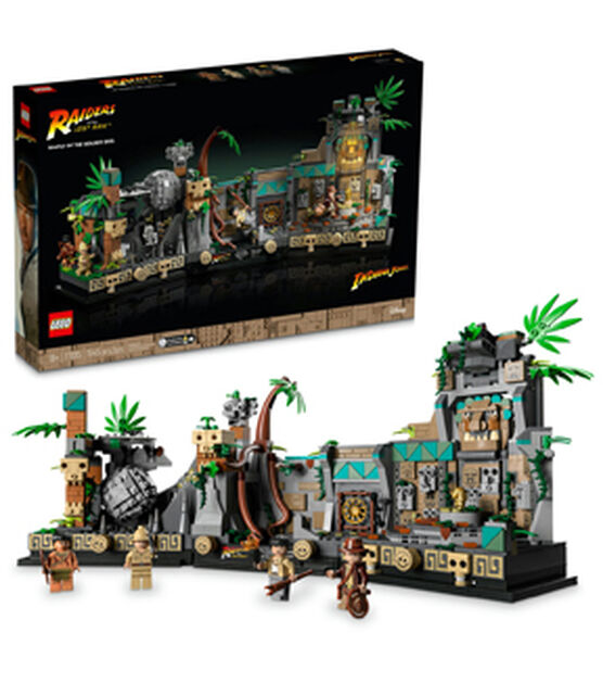 LEGO 1545pc Indiana Jones Temple of the Golden Idol 77015 Building Set