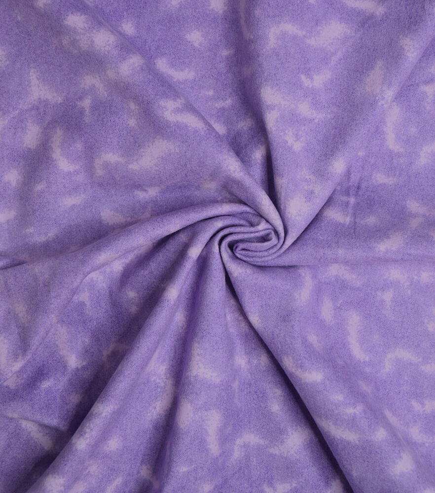 Tie Dye Super Snuggle Flannel Fabric, Lilac, swatch