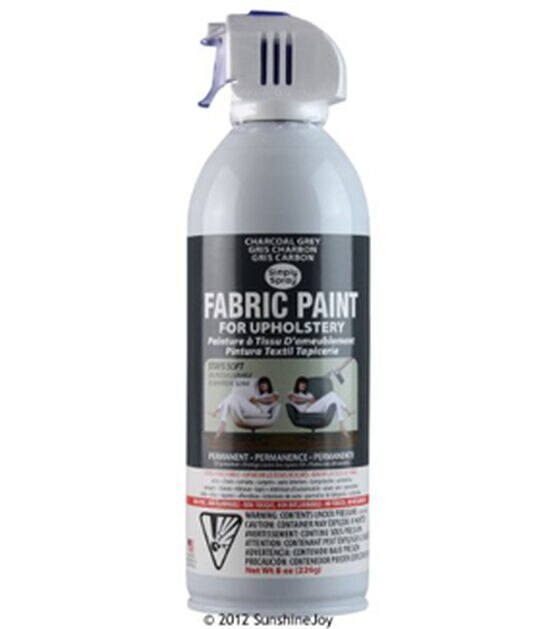 Upholstery Spray Fabric Paint 8oz- Charcoal Grey