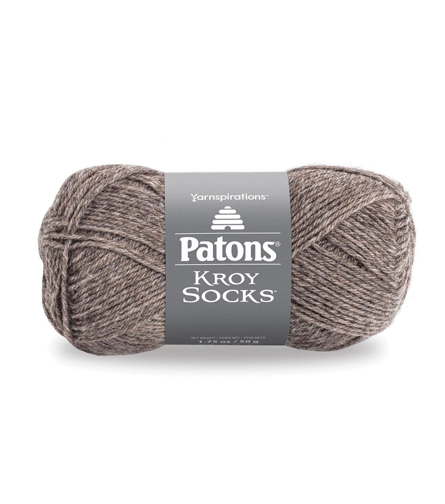 Patons Kroy Socks 166yds Super Fine Wool Yarn, Flax, hi-res