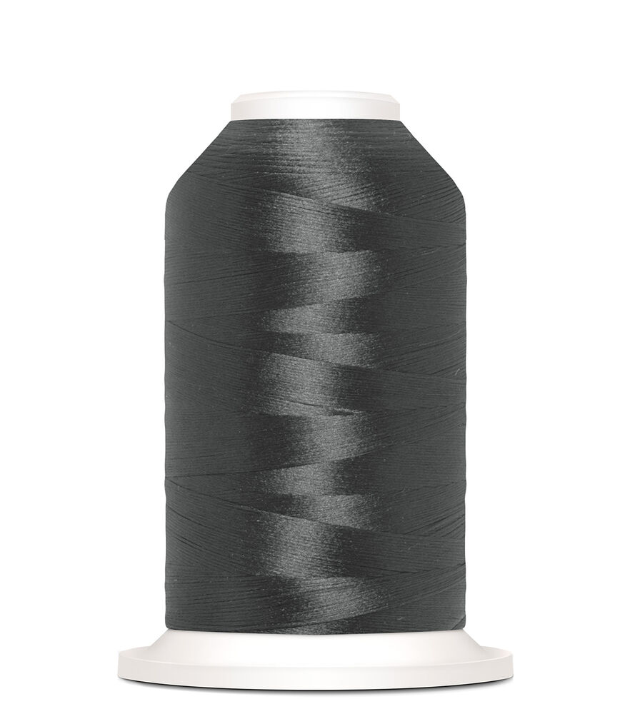 Gutermann 1000M Bulky Solid Thread, 9360 Charcoal, swatch