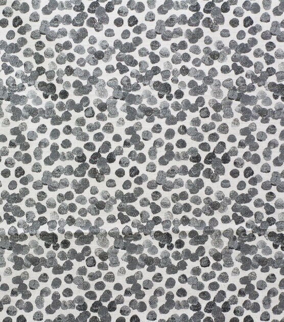 Black Dots Quilt Glitter Cotton Fabric by Keepsake Calico