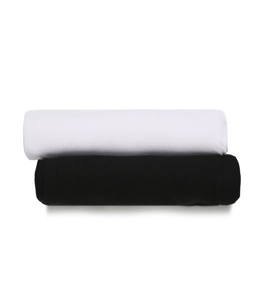 Rib Knit 2x2 Fabric White, , hi-res, image 2