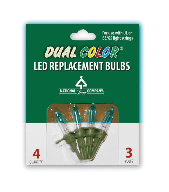 National Tree Replacement Dual Color LED Bulbs