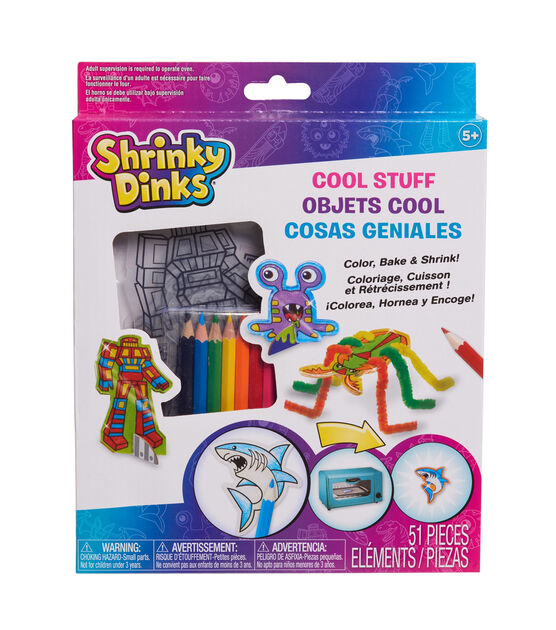Shrinky Dinks Art and Craft Activity Set for Kids Ages 5+ by Just Play