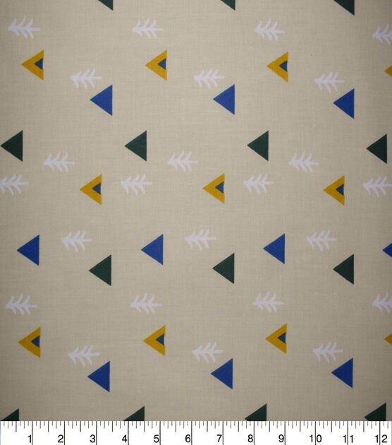 Camping on Tan Quilt Cotton Fabric by Quilter's Showcase, , hi-res, image 2