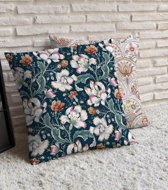 Arabella Night Bloom Velvet Fabric Home Decor, , hi-res, image 8