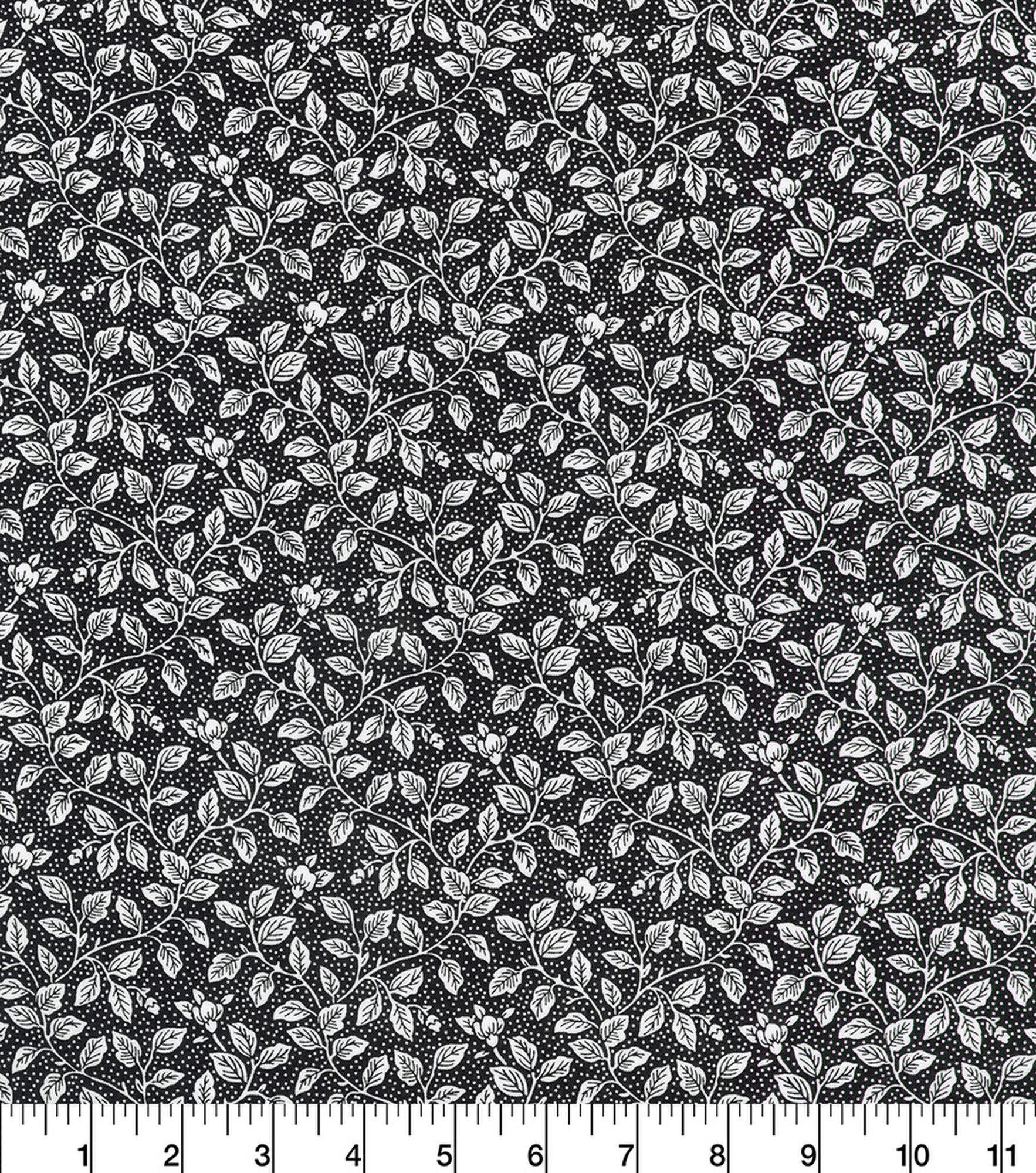 Robert Kaufman Foliage & Buds Quilt Cotton Fabric by Keepsake Calico, , hi-res
