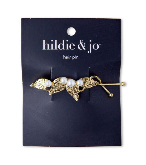 Gold Leaf Hairpin by hildie & jo