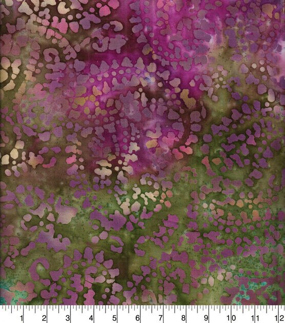 Jewel Paisleys 108" Wide Batik Cotton Fabric, , hi-res, image 1