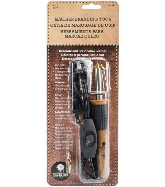 Walnut Hallow Leather Branding Tool 3 Points
