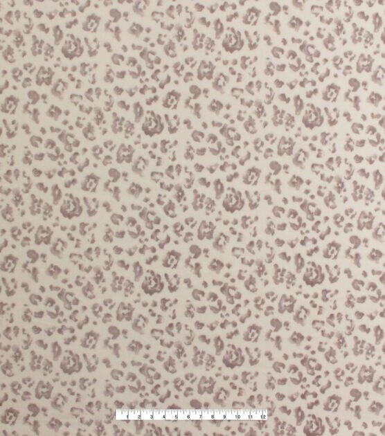 Neutral Cheetah Anti Pill Fleece Fabric, , hi-res, image 2
