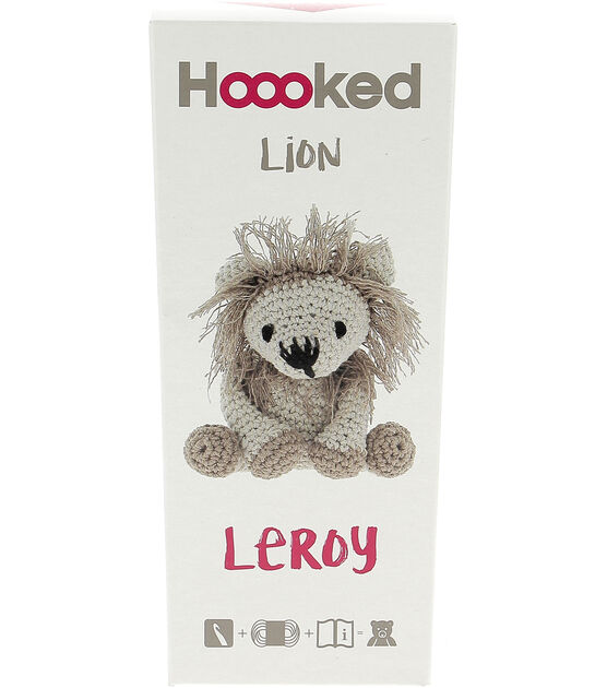 Hoooked Beige & Taupe Lion Leroy Crochet Kit