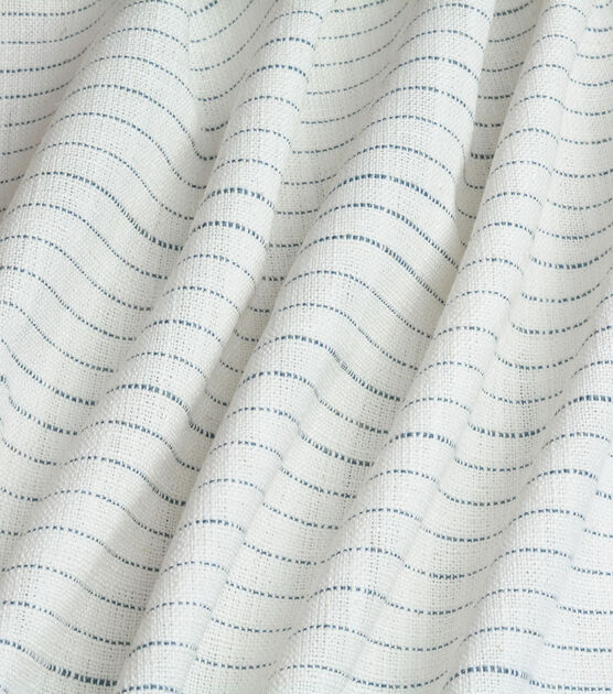 Performance+ Upholstery Fabric Lowell Pinstripe Sky, , hi-res, image 2