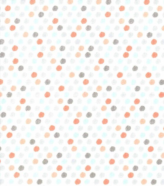 Woodland Mini Dots Nursery Cotton Fabric