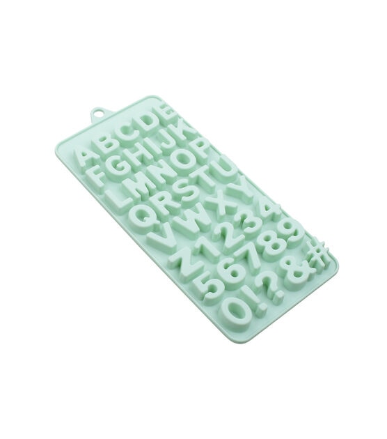 Silicone molds of letters and numbers in  online store