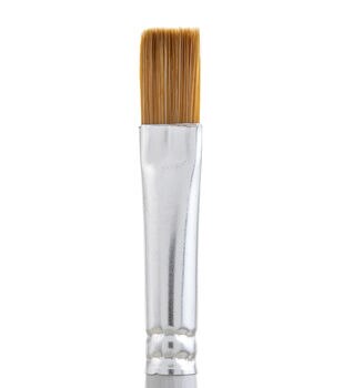 Royal & Langnickel - 5pc Soft Grip Synthetic Sable Artist Paint Brush Set -  Flat Variety