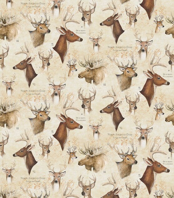 Springs Creative North American Game Cotton Fabric