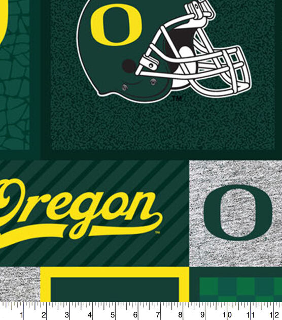 Oregon Ducks Fleece Fabric College Patches, , hi-res, image 2