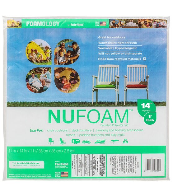 Foamology NuFoam Outdoor Safe 14''x14'' Pad, , hi-res, image 1
