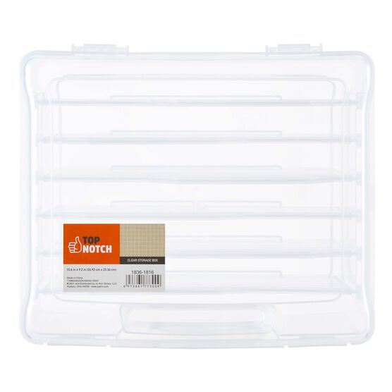 10.5 x 9 Clear Plastic Card & Craft Keeper by Top Notch