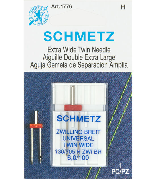 Schmetz Universal Twin Needle Size 6.0 100