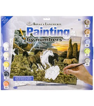Dimensions 14 x 11 Willow Spring Beauty Paint By Number Kit 15pc