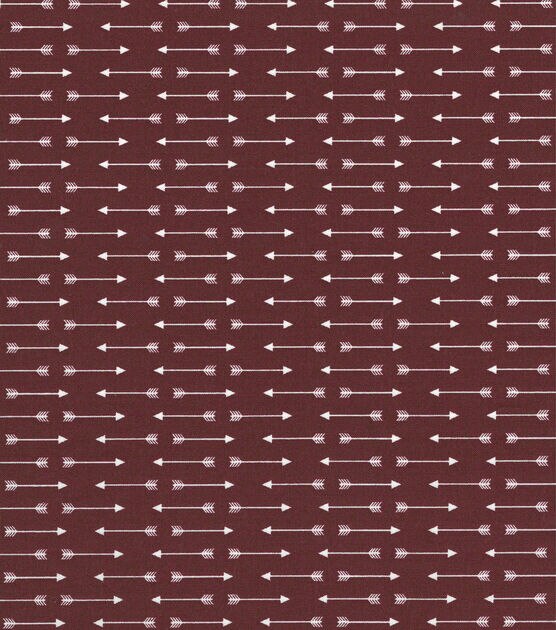 Linear Arrows on Burgundy Quilt Cotton Fabric by Quilter's Showcase, , hi-res, image 2