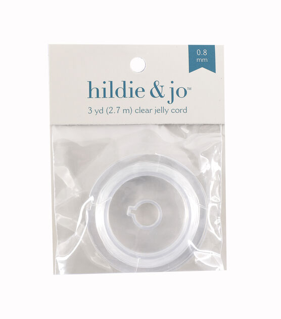 3yds Clear Jelly Cord by hildie & jo