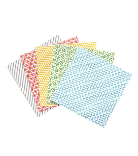 180 Sheet 8" x 8" Basics & Brights Cardstock Paper Pack by Park Lane, , hi-res, image 2