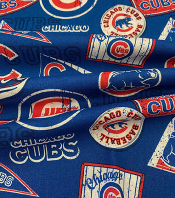 Fabric Traditions Chicago Cubs Cotton Fabric Vintage, , hi-res, image 3
