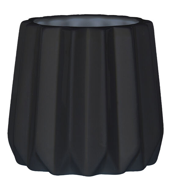 4'' Black Textured Planter by Bloom Room