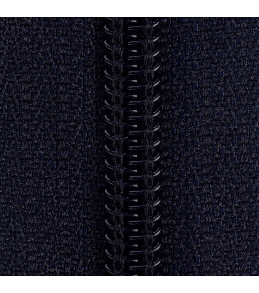 Coats & Clark Purse Zipper 12in, Navy, swatch, image 1