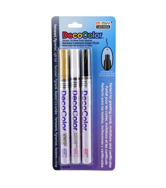DecoColor Extra Fine Paint Marker - Yellow