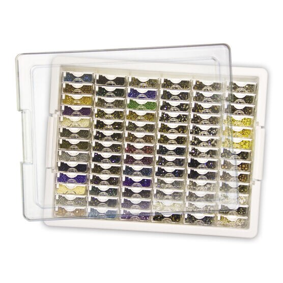 Tidy Crafts Spinning Table Top Bead Organizer w/ Free Sort Tray