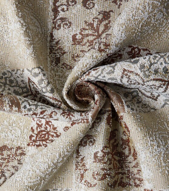Worn Patchwork Jacquard Fabric, , hi-res, image 4