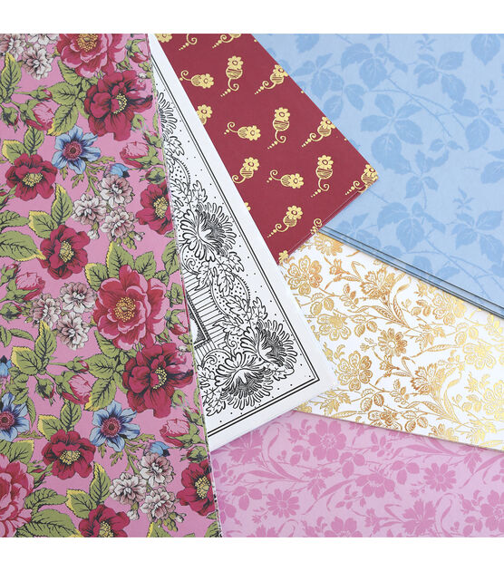 Anna Griffin Floral Papers And Embellishments, , hi-res, image 5