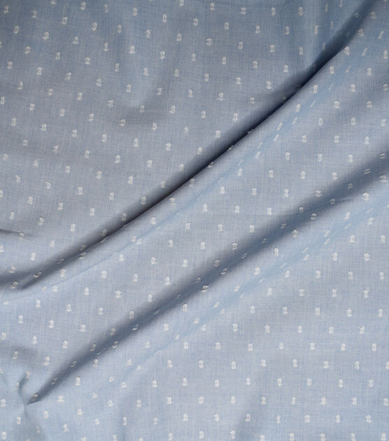 Light Blue Dobby Dot Fabric, , hi-res, image 4